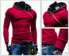 Fashion Side Zip Up Hooded Jacket